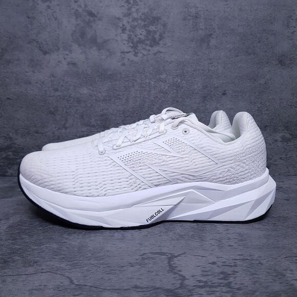 NEW BALANCE FuelCell Propel V5 Running Shoes Mens 10.5 Triple White Silver Black main image 7